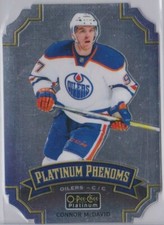 2016-17 OPC PLATINUM CONNOR MCDAVID PLATINUM PHENOMS DIE CUT CARD #OPP-CM🔥🔥