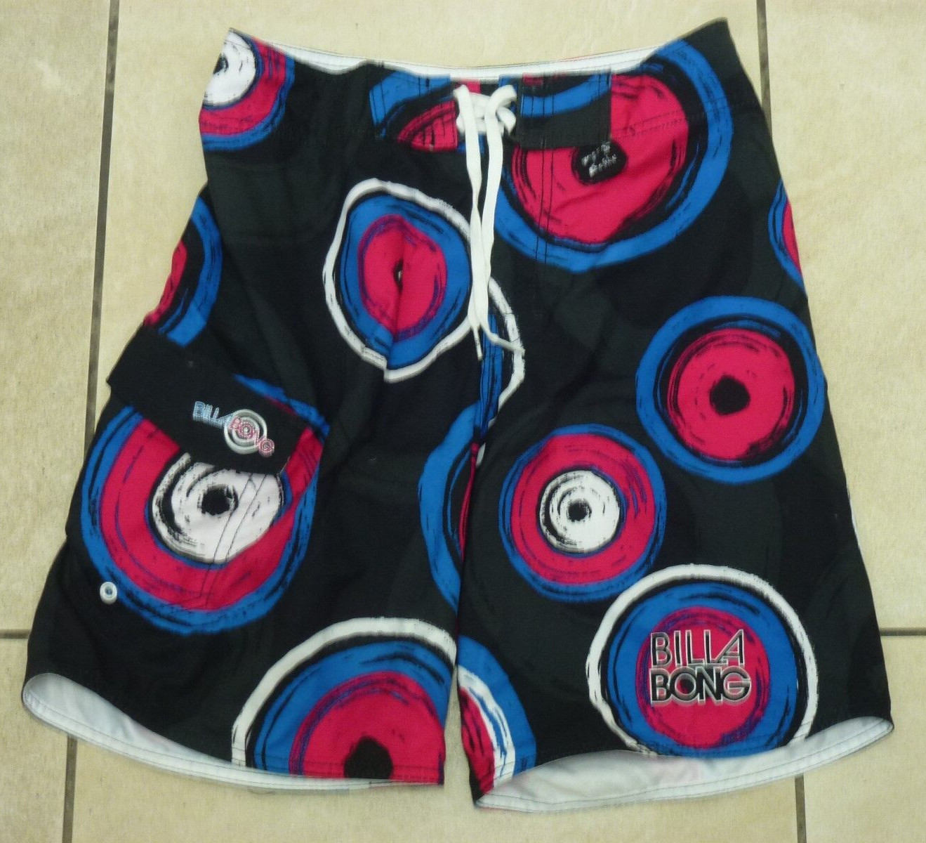 Billabong Boys Surf Boardshorts 19"" Shorts Waist 28"" BNWT* €72 Black + Wax Comb