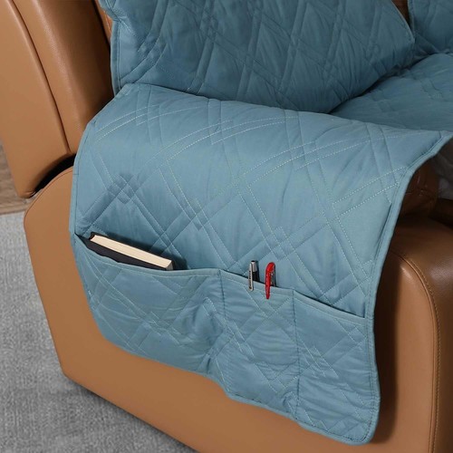 2/3 Seat Recliner Cover Couch Loveseat Slipcover Pet Dog Mat Protector - Picture 81 of 108