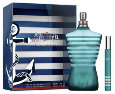 Jean Paul Gaultier Le Male 200ml edt + 10ml Travel Spray Gift Set