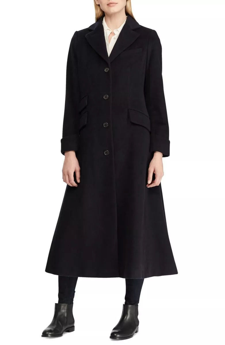 Wool blend trench coat lauren ralph lauren new arrivals
