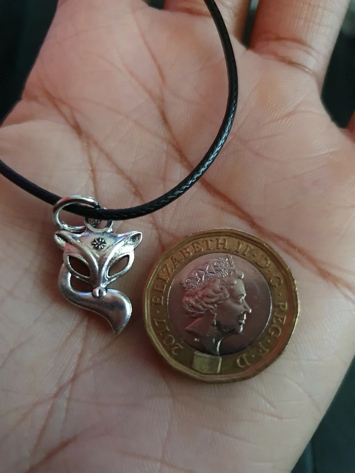 Damas Color Plateado Sexy Zorro Animal Cordón Collar Vida Silvestre Regalo Dije Foto 4 de 4