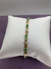 Diamond Tennis Bracelet 969559-2 14kt Yellow Gold Emerald &