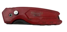 Milwaukee FASTBACK Compact Folding utility Knife 48-22-1500 Red Razor Tool Cut