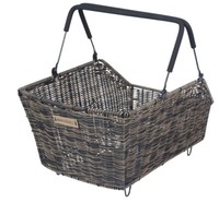 Fahrradkorb Basil Cento Rattan Look Multi System 41 X 25 X 12 Cm - Braun