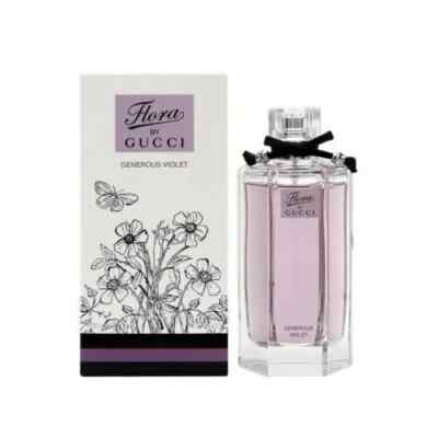 Flora by Gucci Generous Violet  3.3 Fl oz Eau de Toilette Spray for Women