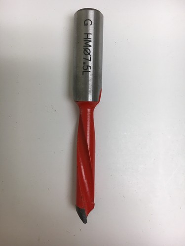 Amana 304075 Carbide Tipped Brad Point Boring Bit L/H 7.5mm D x 70mm Long x 10mm - Picture 7 of 7