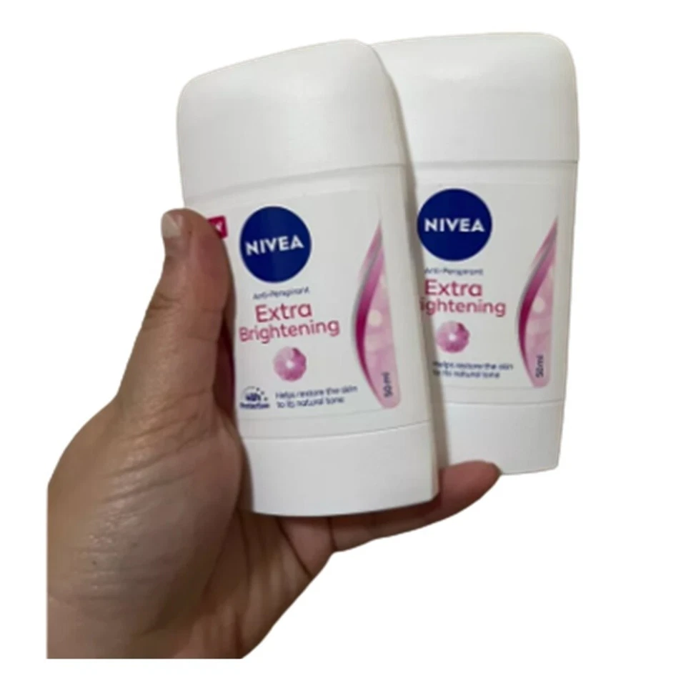 Deodorant NIVEA Anti Perspirant Women Extra Whitening Stick Tighten Pores 50mlx2 - Image 4 of 4