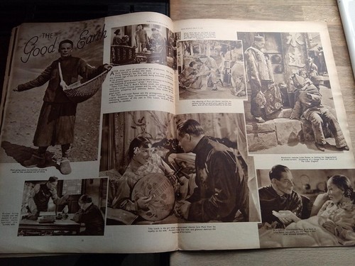 Film Weekly magazine 1937 Loretta Young, Paul Muni & Luise Rainer in Good Earth - Picture 2 of 2