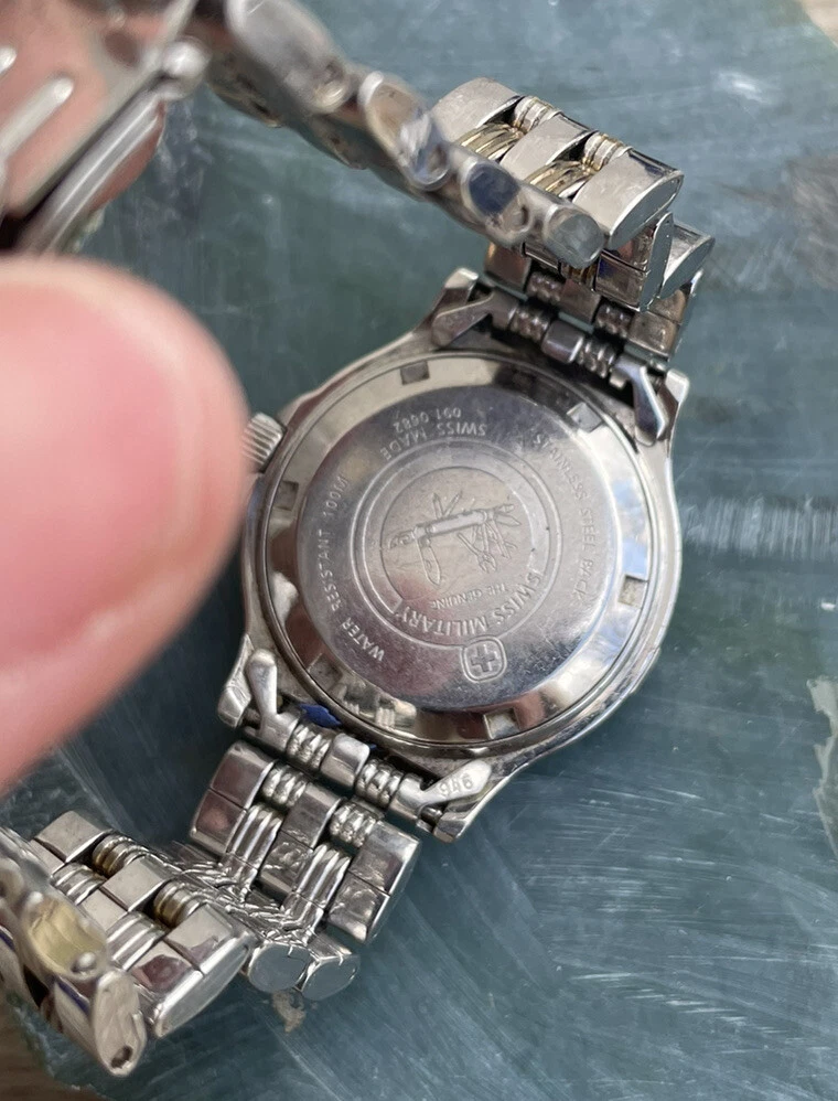 New swiss army quartz water cheap resistant