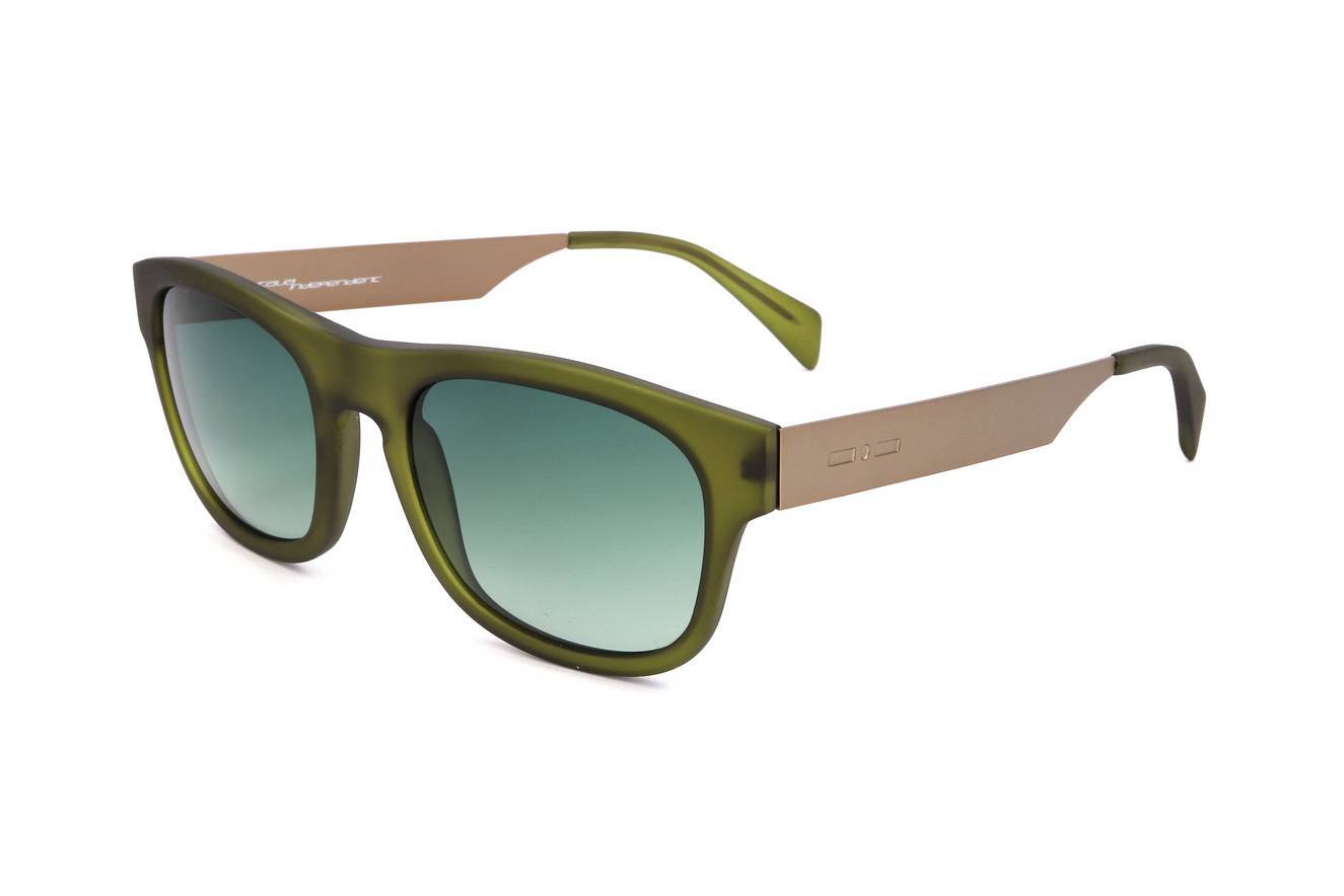 Italia Independent I-I MOD 080 Green Unisex Sunglasses 51/20/145
