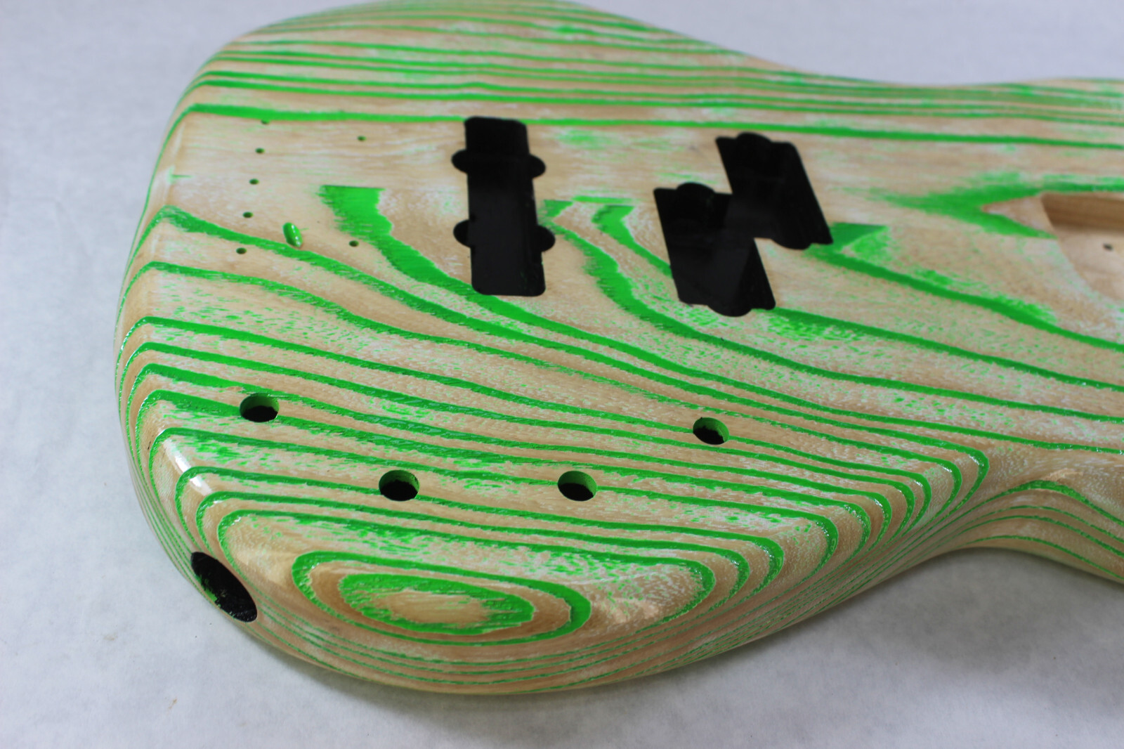 Sandblasted Ash P/J pickup bass guitar body fits fender necks J1159 eBay