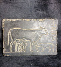 Ancient Egyptian Pallete of Hathor Goddess of Fertility Pharaonic BC Antique