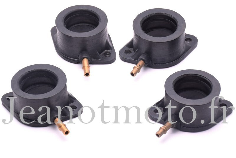 Pipes d'admission Kawasaki 650 KZ neuves en élastomère haute résistance thermique 32mm