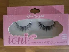 Ioni 3D Faux Mink Lashes Natural Doll Strip Reusable False Eyelash Extensions