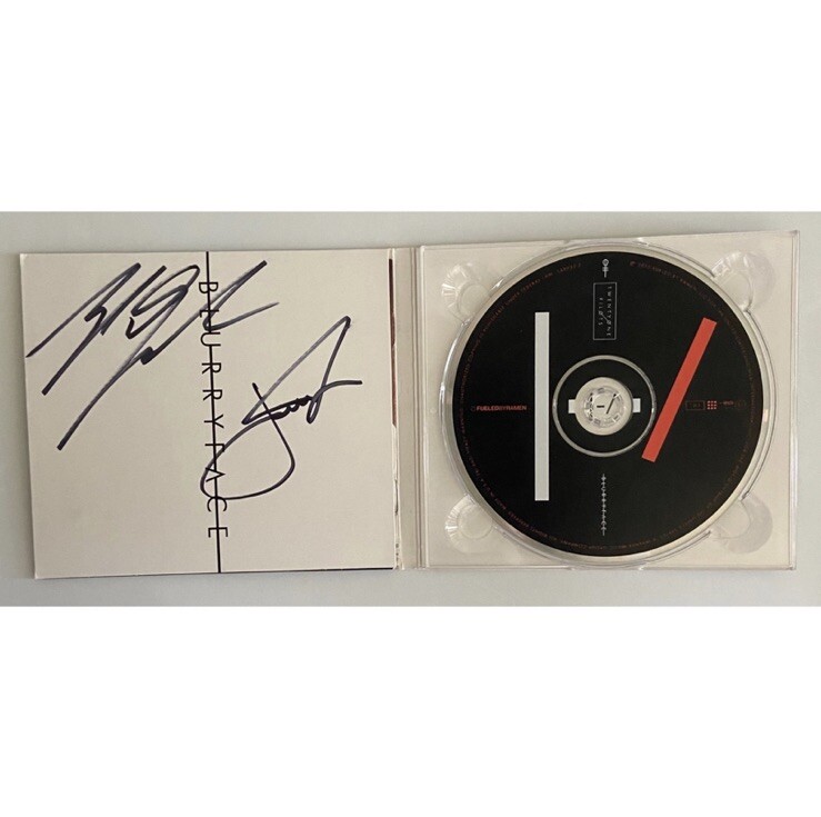 Twenty One Pilots SIGNED Blurryface CD By Tyler Joseph And