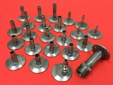 Mixed Lot of (23) - Stainless Steel Fittings - Tri-Clamp Connections