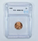 1945 Lincoln Wheat Cent MS66 RD ICG