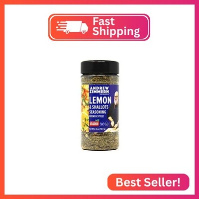 Andrew Zimmern, French Kiss Lemon & Shallots Seasoning, 2.5 oz