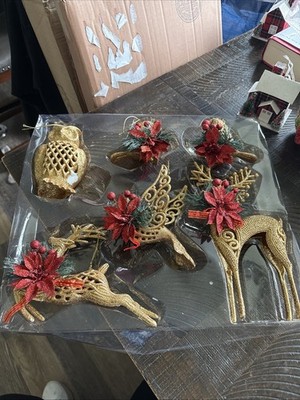 Reduced QVC 2018 Golden Metallic Design Set Missing 1 Bow