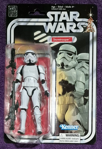 Star Wars Black Series Vintage Style Carded Stormtrooper ANH 40th Anniversary 6"