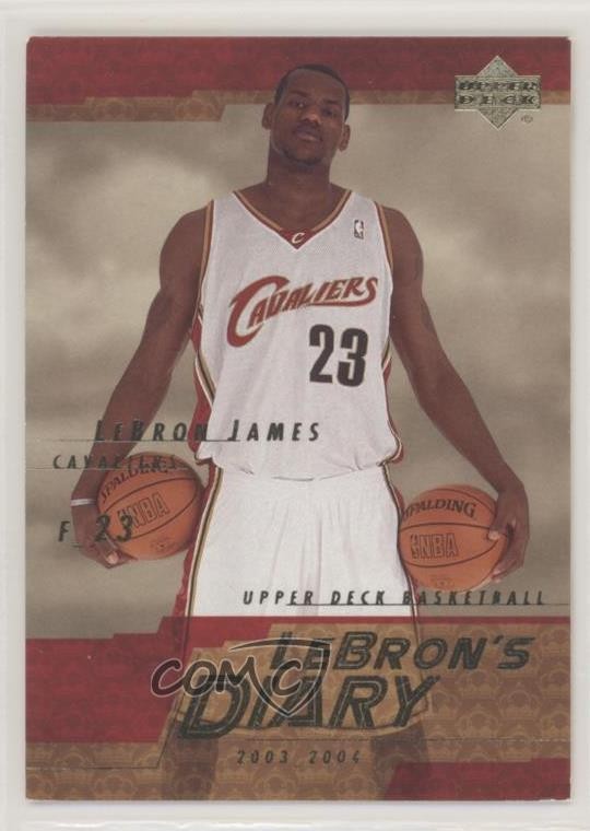 2003-04 Upper Deck Lebron's Diary LeBron James #LJ8 7v7