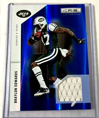 #/100- 2011 Panini Rookies & Stars Longevity - Braylon Edwards #102 Relic
