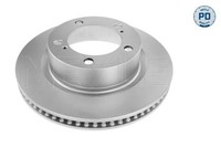2X Meyle 30-15 521 0125/PD Bremsscheibe Vorne L/R Passt Zu: Lexus Lx, Toyota LAN