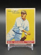 1933 Goudey Pat Malone Big League Chewing Gum - R319 #55 (RC) Rookie