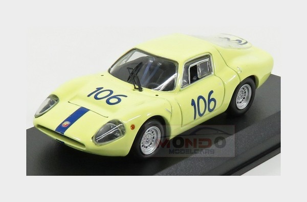 1:43 Best Fiat Abarth Ot1300 #106 Targa Florio 1968 Virgilio Panepinto BE9770 Mo-image