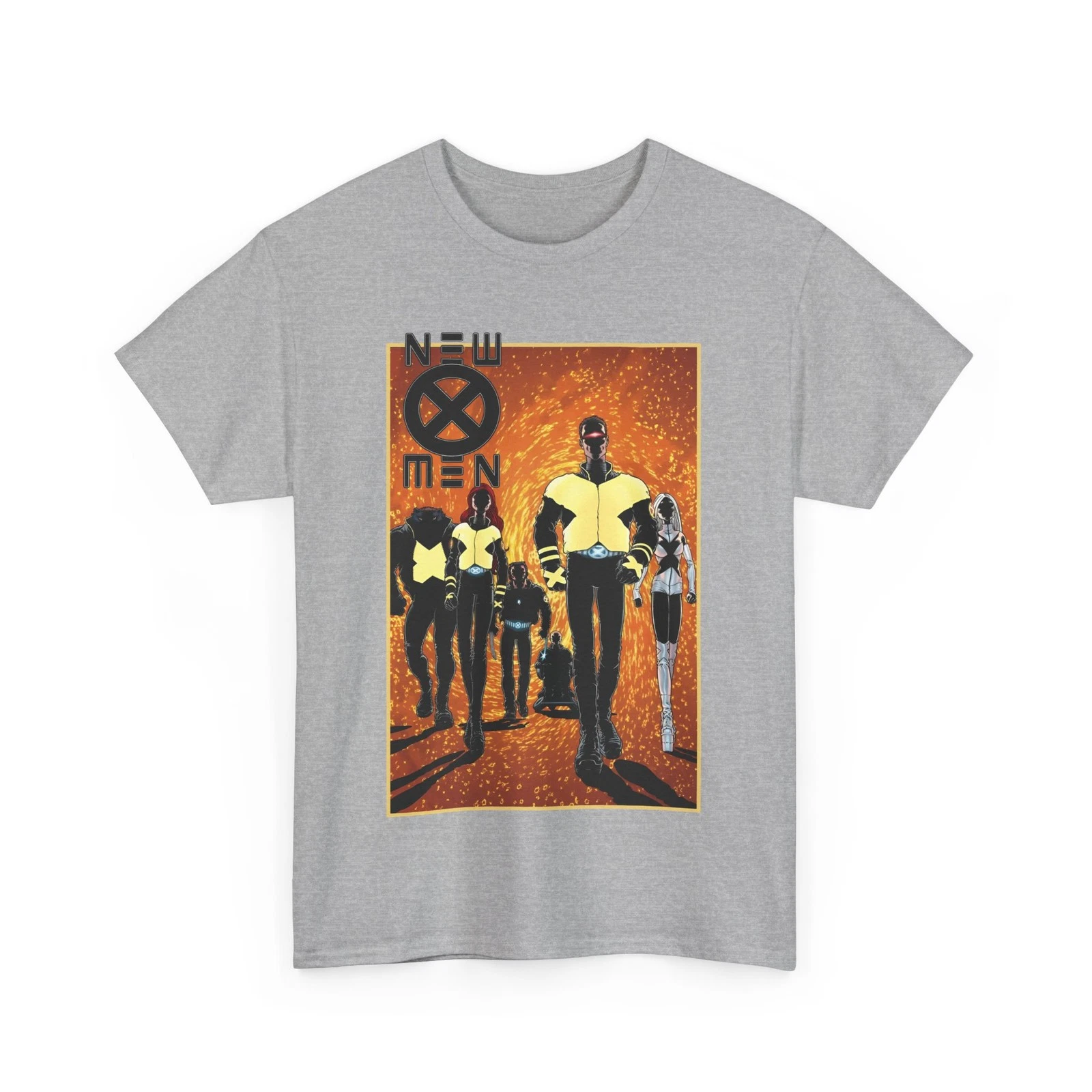 New X-Men T-Shirt - Frank Quitely Art - Wolverine, Cyclops, Jean Grey - Marvel