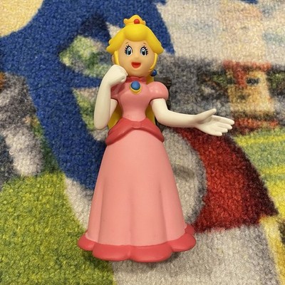 Super Mario PRINCESS PEACH Vinyl Figure Toy 2010 5  New
