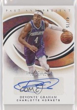 2019-20 Immaculate Past and Present Signatures 41/75 Devonte' Graham Auto 9ih