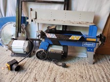 Scheppach HL450 log splitter and HS410 tilting log saw