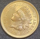 1905 Indian Head Penny Uncirculated - Very Pretty Red/Gold