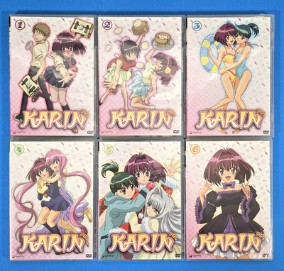 KARIN THE COMPLETE SERIES DVD COLLECTION VOL 1-6 GENEON CHIBI VAMPIRE ANIME OOP