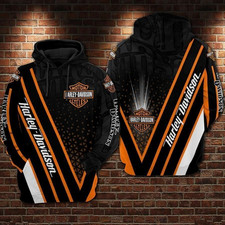 Harley Racing Davidson 3D Hoodie , Unisex Adults S-5XL