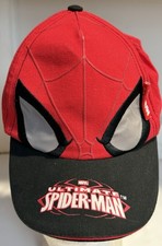 Marvel Ultimate Spiderman Snapback Red/Black Hat Baseball Children NEW