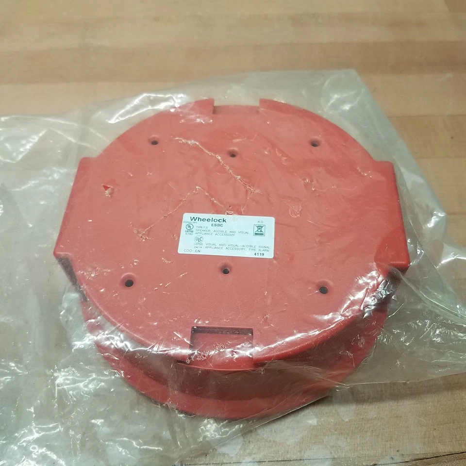 Eaton ESBCR Wheelock Exeder Surface Backbox, Ceiling Mount, Red - NEW - Image 4 of 4