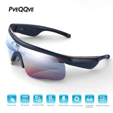 AI Smart Cycling Polarized Sunglasses HiFi Bluetooth Outdoor Eyewear Goggles