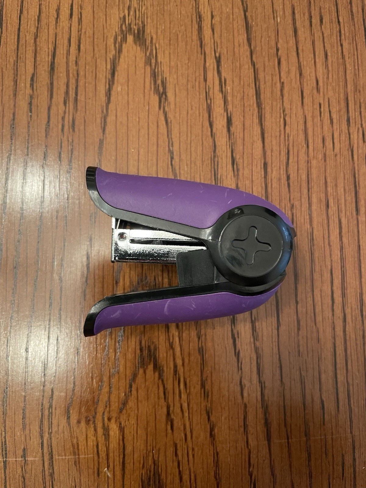 Mini Stapler For Office - Purple And Black -  Used-image