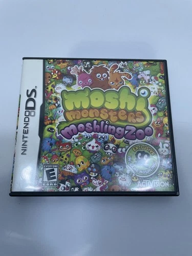 Moshi Monsters Moshling Zoo Nintendo DS 3DS CIB Tested