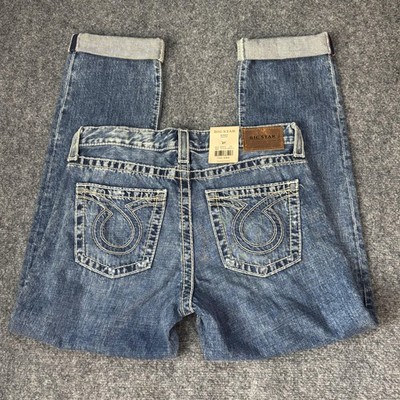 Big Star Jeans Womens 27 Blue Sydney Boyfriend Distressed 16 Year Verona Denim