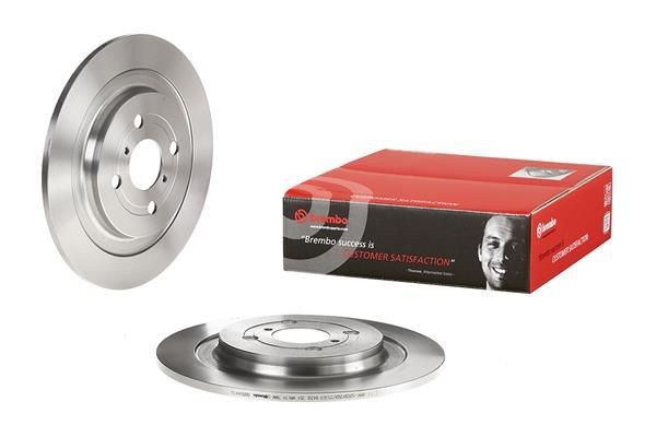 2x Brake Discs Pair Solid fits TOYOTA YARIS NSP90 1.33 Rear 08 to 11 1NR-FE Set - Image 17