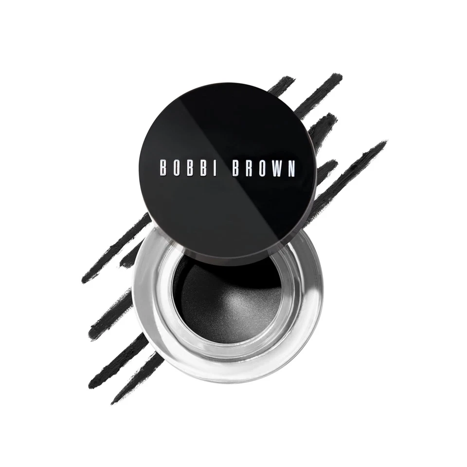 Bobbi Brown Long-Wear Gel Eyeliner #1 Black Ink 0.1 oz/3g Full Size NIB - Image 2 of 4