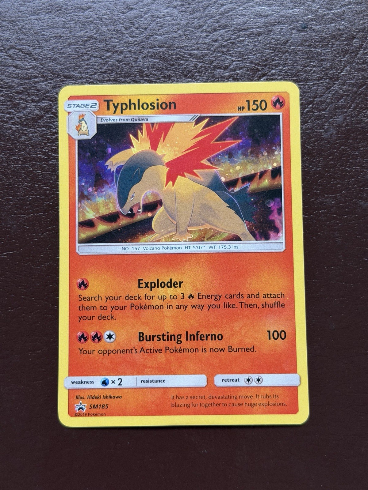 2019 Pokemon Sun & Moon SM Promos SM185 Typhlosion Promo NM