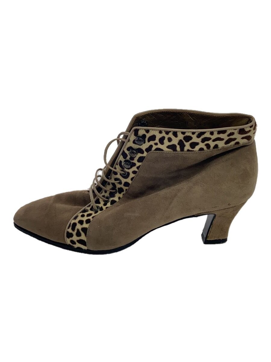Yves Saint Laurent Harako Leopardo Stivali corti Décolleté 36 Brw Suade