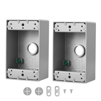 Uimoso Outdoor Electrical Box 4.5 x 2.8 x 2 in Weather-Resistant Junction Box