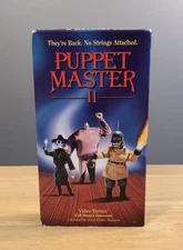 Puppet Master II VHS Full Moon Horror Video Untested MOLD PRESENT