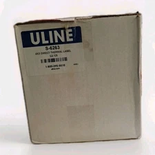 Uline S-6263 Direct Thermal Labels 4X3 White 12 Rolls/CS